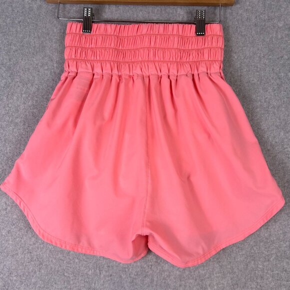 Nike One Shorts Womens Small Pink Dri-Fit Ultra High Waist 3 Brief Lined Sports - Picture 10 of 10